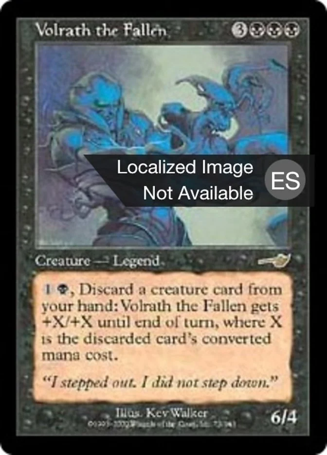 Volrath, el caído (Nemesis) - Magic: The Gathering in TCG Land