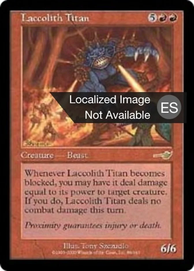 Titán lacolito (Nemesis) - Magic: The Gathering in TCG Land