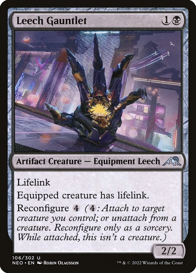 Leech Gauntlet (Kamigawa: Neon Dynasty) - Magic: The Gathering in TCG Land