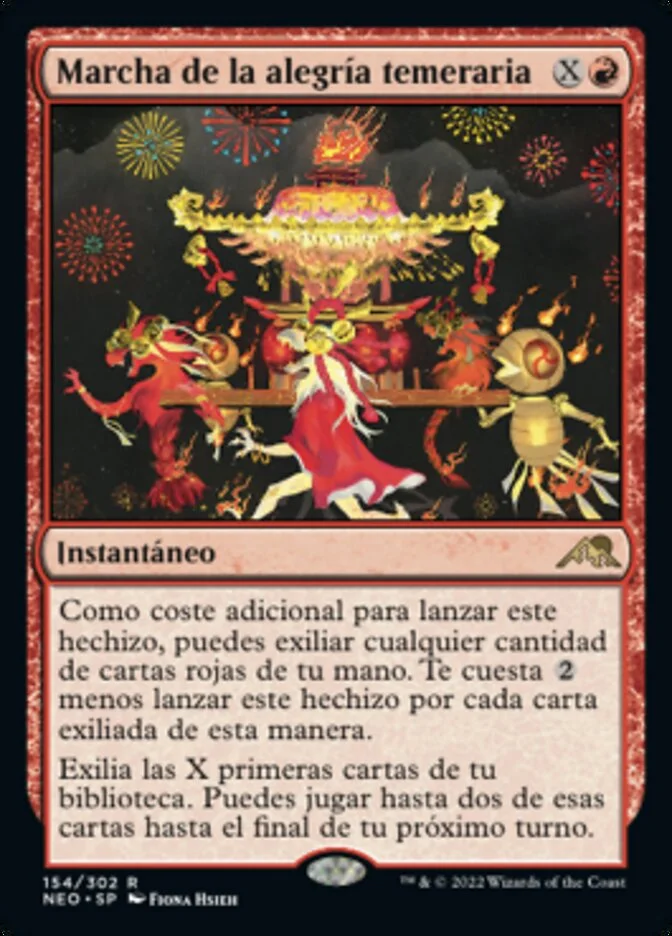 Marcha de la alegría temeraria (Kamigawa: Neon Dynasty) - Magic: The Gathering in TCG Land
