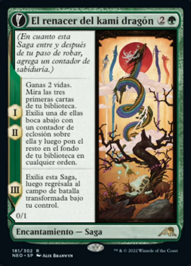 El renacer del kami dragón (Kamigawa: Neon Dynasty) - Magic: The Gathering in TCG Land