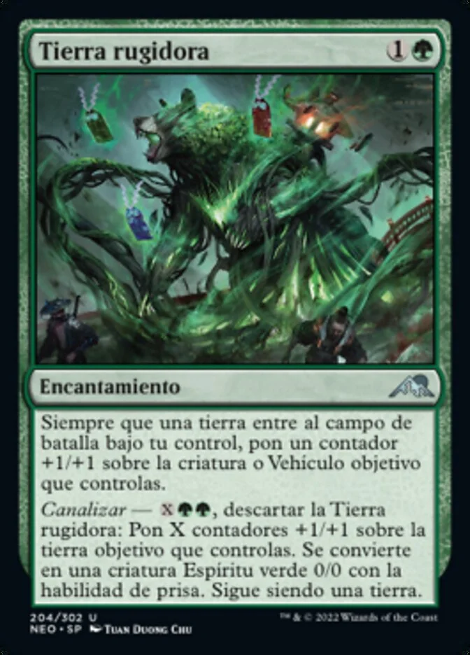 Tierra rugidora (Kamigawa: Neon Dynasty) - Magic: The Gathering in TCG Land México