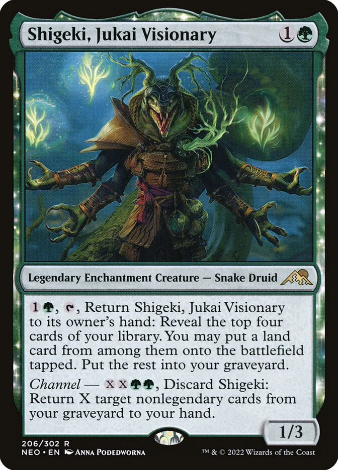 Shigeki, Jukai Visionary (Kamigawa: Neon Dynasty) - Magic: The Gathering in TCG Land