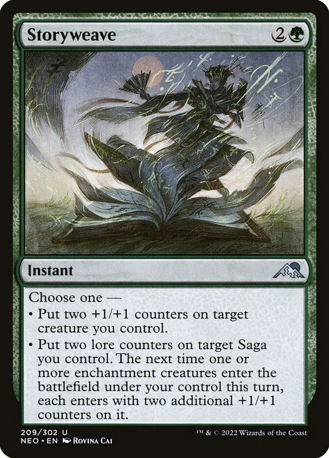 Storyweave (Kamigawa: Neon Dynasty) - Magic: The Gathering in TCG Land
