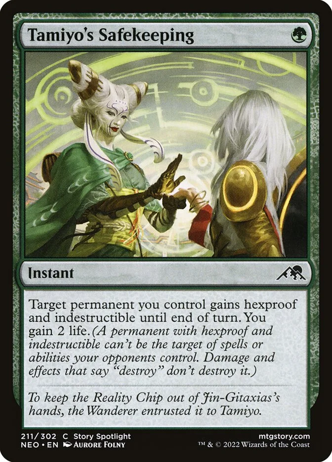 Tamiyo's Safekeeping (Kamigawa: Neon Dynasty) - Magic: The Gathering in TCG Land