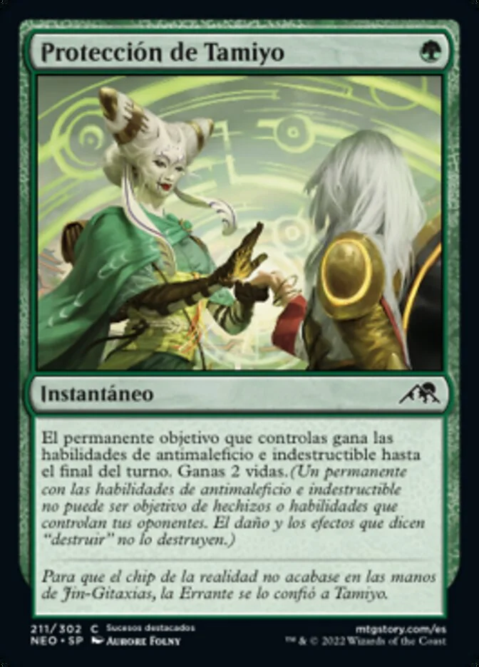 Protección de Tamiyo (Kamigawa: Neon Dynasty) - Magic: The Gathering in TCG Land