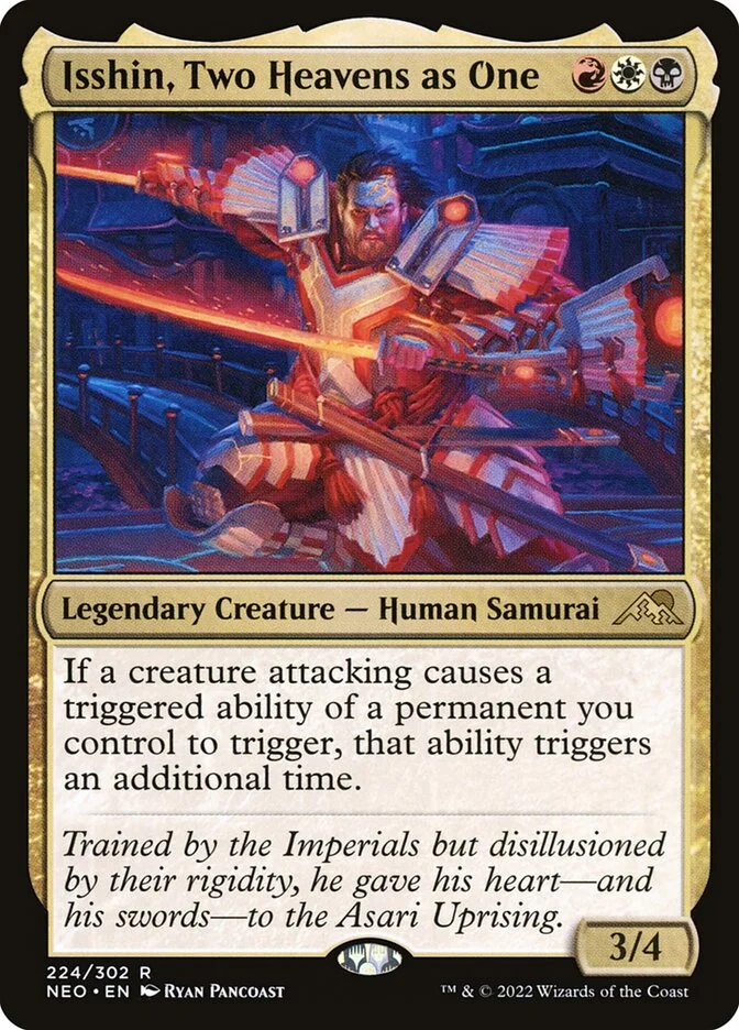 Isshin, Two Heavens as One (Kamigawa: Neon Dynasty) - Magic: The Gathering in TCG Land