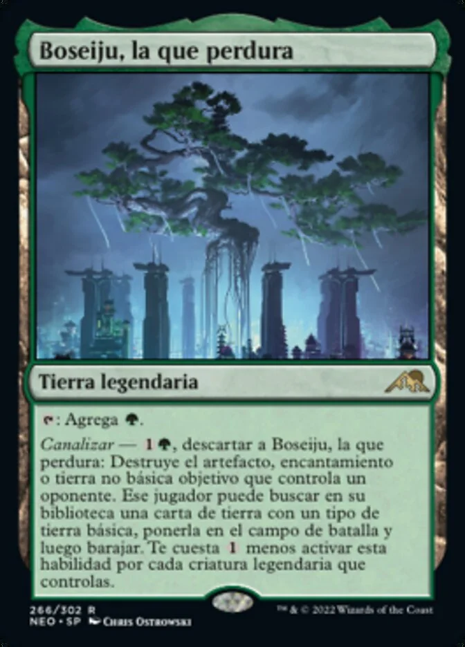Boseiju, la que perdura (Kamigawa: Neon Dynasty) - Magic: The Gathering in TCG Land México
