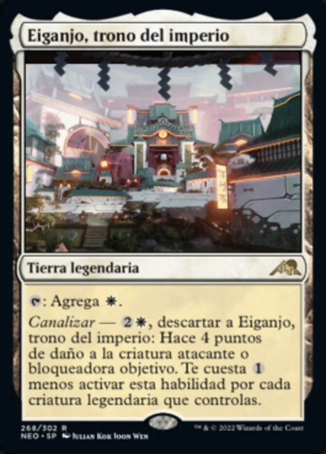 Eiganjo, trono del imperio (Kamigawa: Neon Dynasty) - Magic: The Gathering in TCG Land