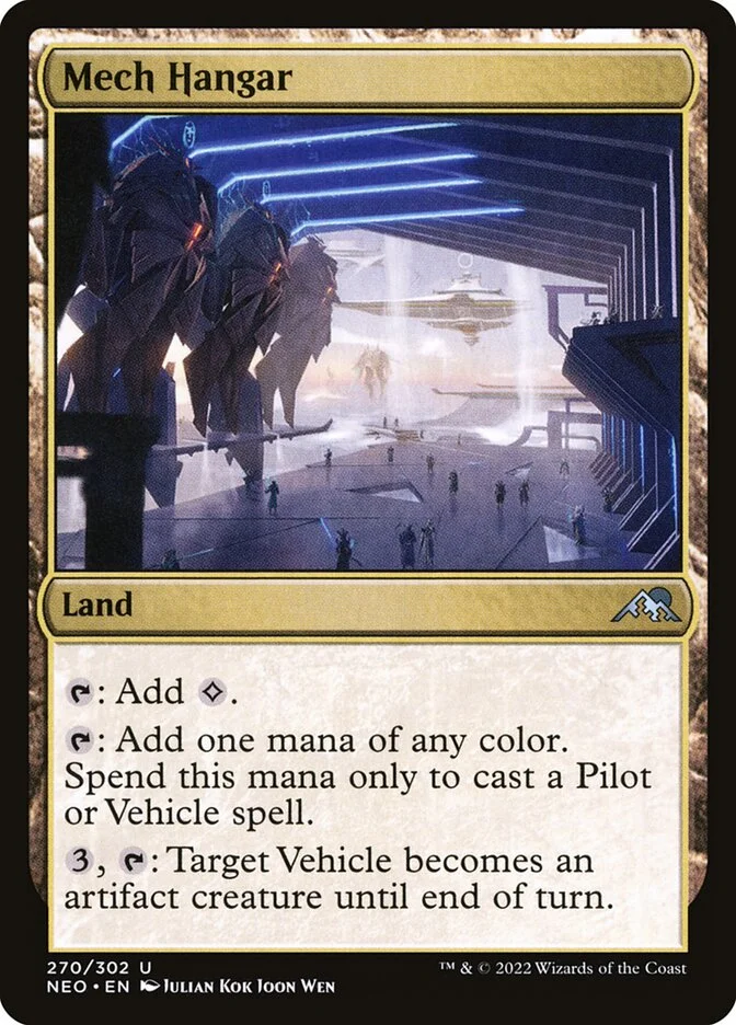 Mech Hangar (Kamigawa: Neon Dynasty) - Magic: The Gathering in TCG Land