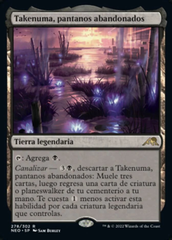 Takenuma, pantanos abandonados (Kamigawa: Neon Dynasty) - Magic: The Gathering in TCG Land