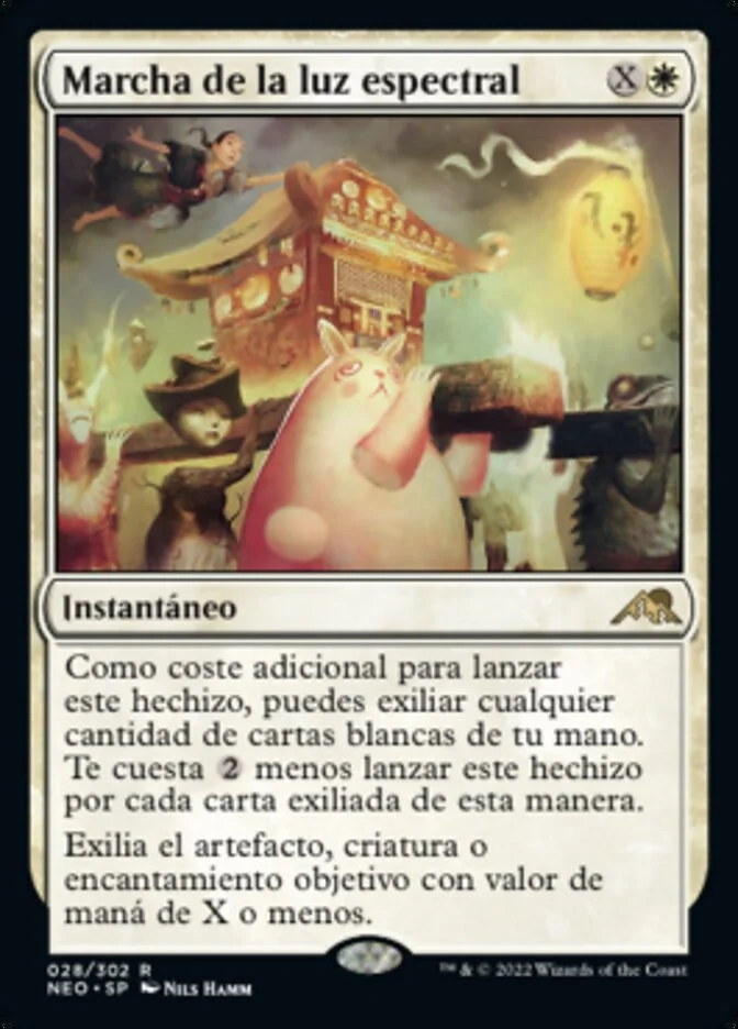 Marcha de la luz espectral (Kamigawa: Neon Dynasty) - Magic: The Gathering in TCG Land México