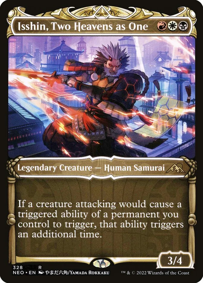 Isshin, Two Heavens as One (Kamigawa: Neon Dynasty) - Magic: The Gathering in TCG Land