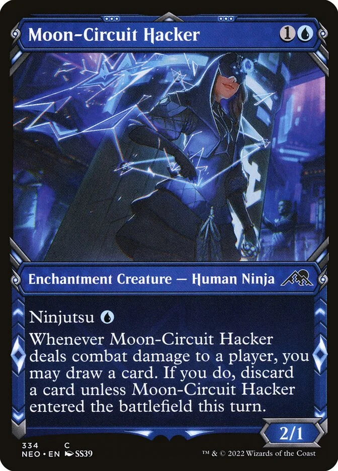 Moon-Circuit Hacker (Kamigawa: Neon Dynasty) - Magic: The Gathering in TCG Land