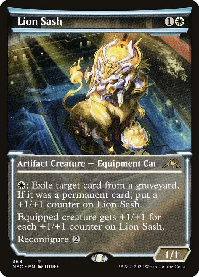 Lion Sash (Kamigawa: Neon Dynasty) - Magic: The Gathering in TCG Land