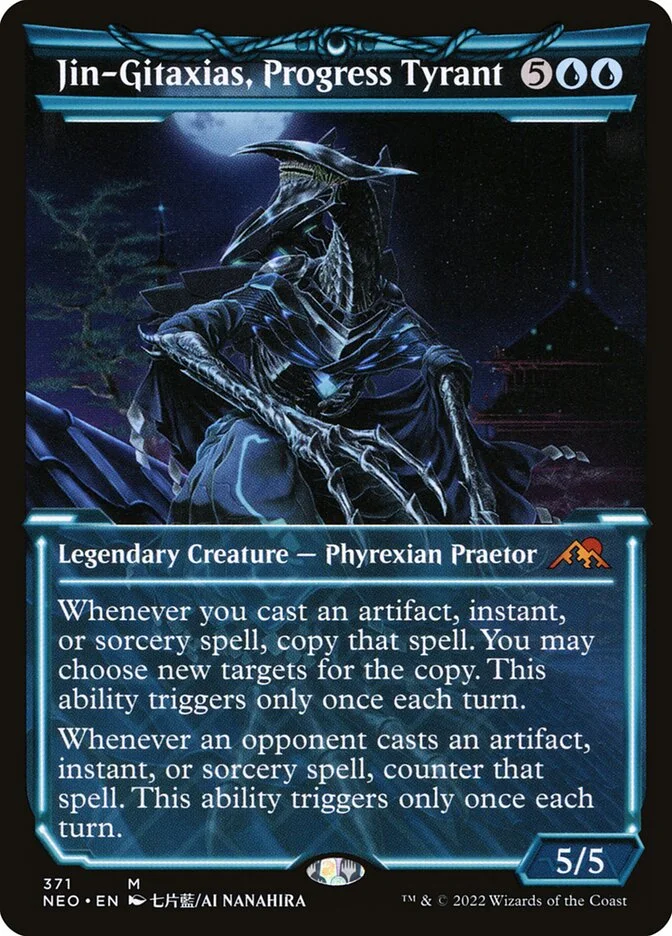 Jin-Gitaxias, Progress Tyrant (Kamigawa: Neon Dynasty) - Magic: The Gathering in TCG Land