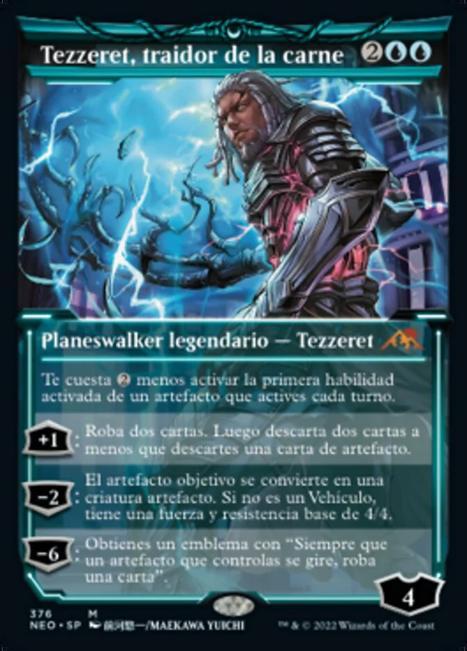 Tezzeret, traidor de la carne (Kamigawa: Neon Dynasty) - Magic: The Gathering in TCG Land