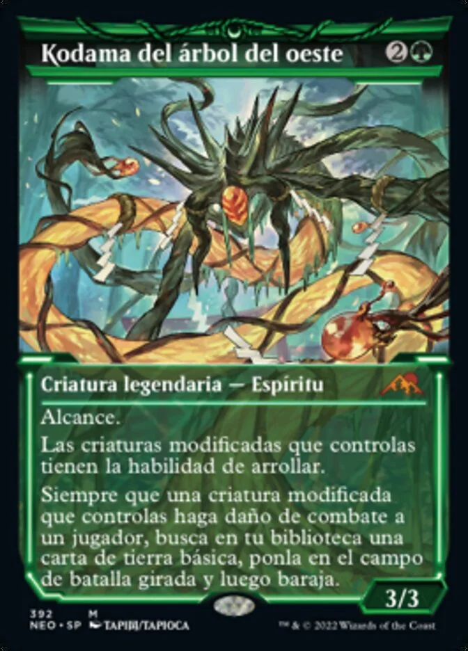 Kodama del árbol del oeste (Kamigawa: Neon Dynasty) - Magic: The Gathering in TCG Land México