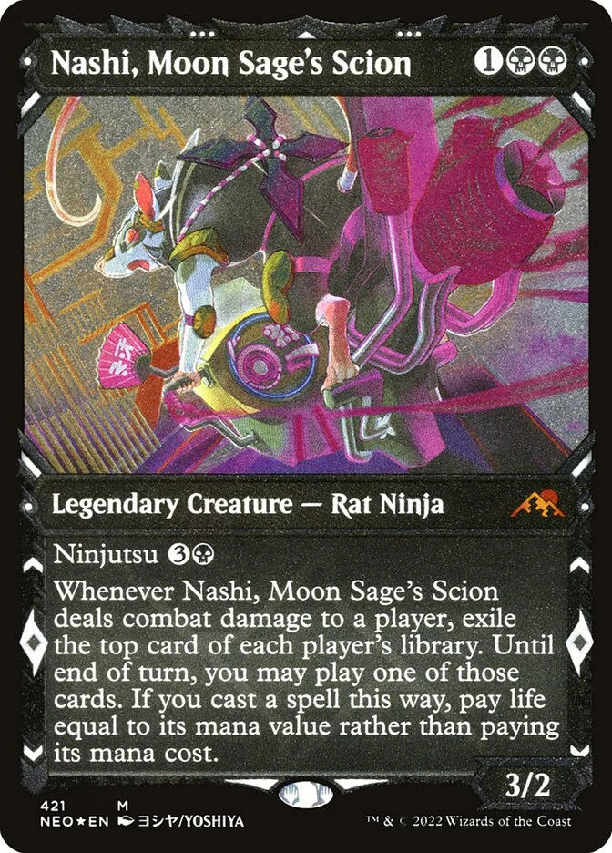 Nashi, Moon Sage's Scion (Kamigawa: Neon Dynasty) - Magic: The Gathering in TCG Land