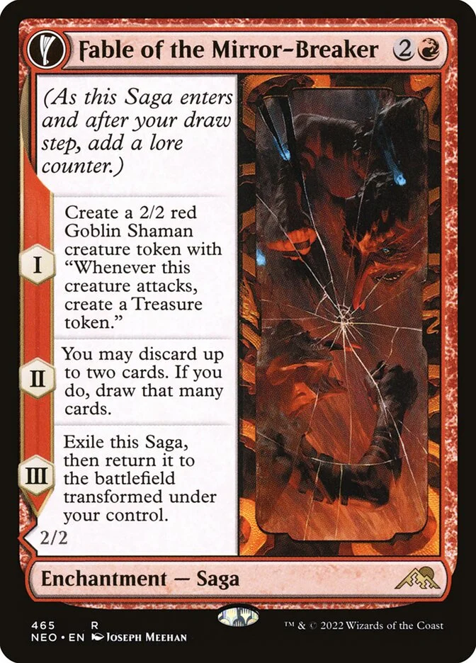 Fable of the Mirror-Breaker (Kamigawa: Neon Dynasty) - Magic: The Gathering in TCG Land México