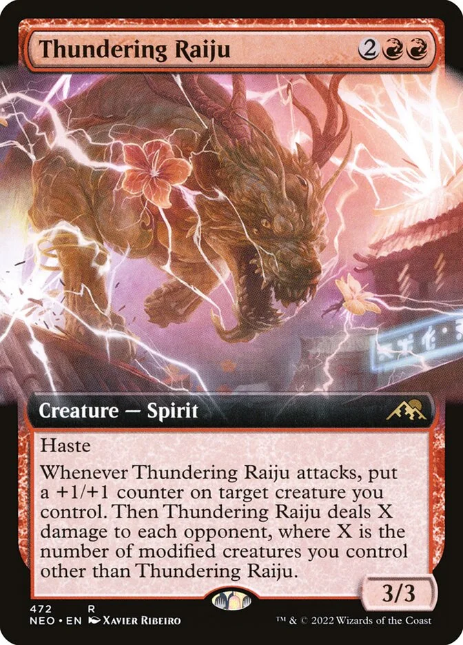 Thundering Raiju (Kamigawa: Neon Dynasty) - Magic: The Gathering in TCG Land México