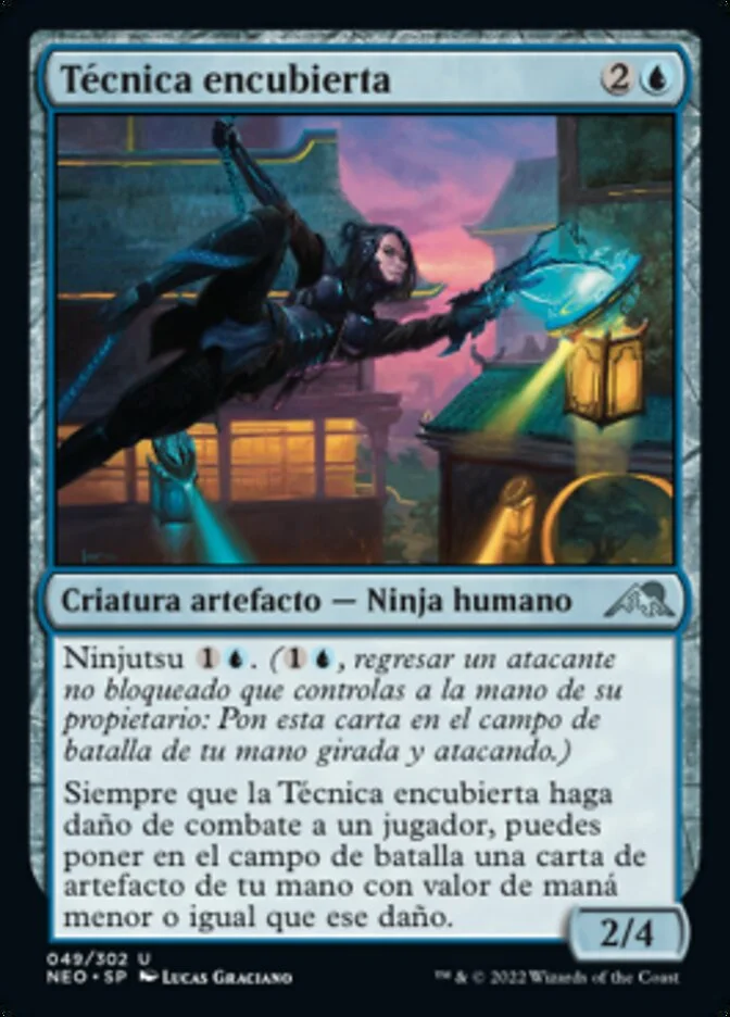 Técnica encubierta (Kamigawa: Neon Dynasty) - Magic: The Gathering in TCG Land
