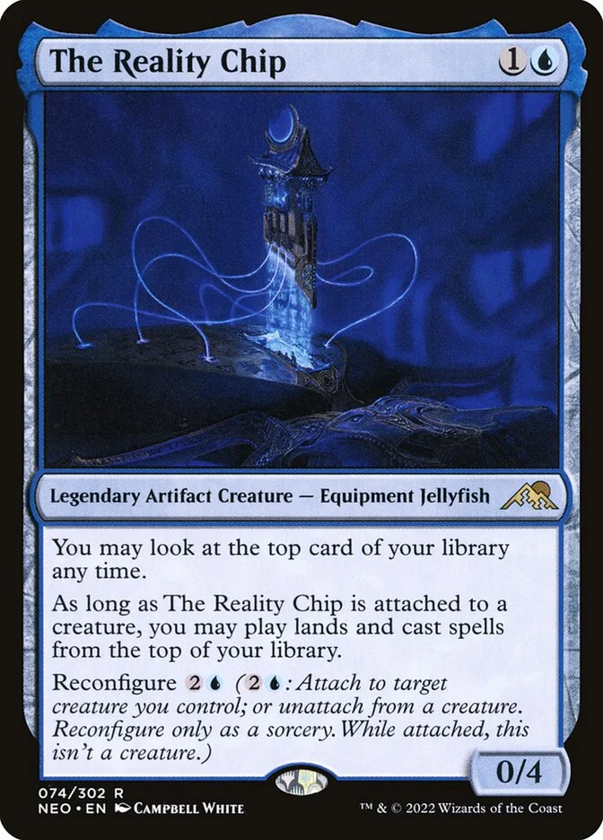 The Reality Chip (Kamigawa: Neon Dynasty) - Magic: The Gathering in TCG Land
