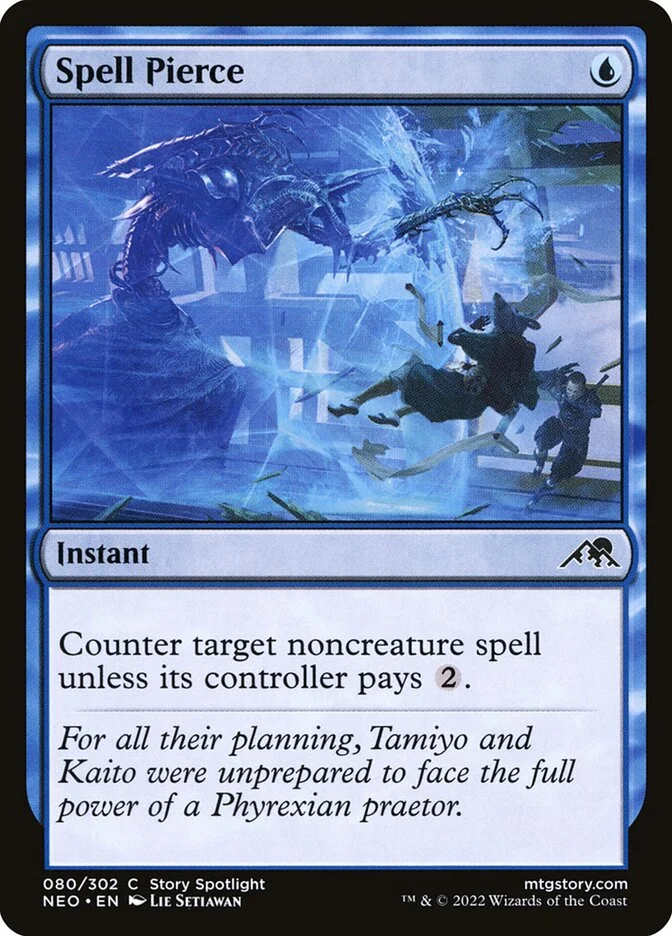 Spell Pierce (Kamigawa: Neon Dynasty) - Magic: The Gathering in TCG Land