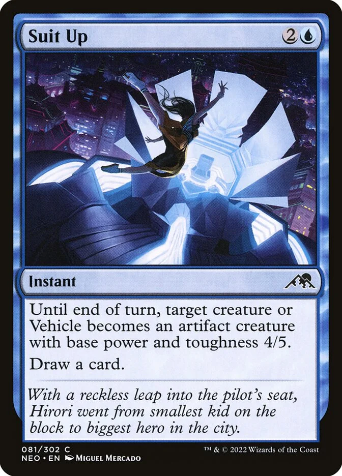 Suit Up (Kamigawa: Neon Dynasty) - Magic: The Gathering in TCG Land México