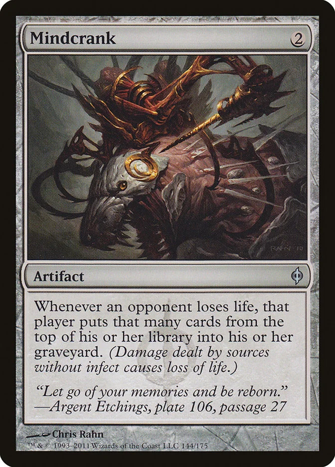Mindcrank (New Phyrexia) - Magic: The Gathering in TCG Land