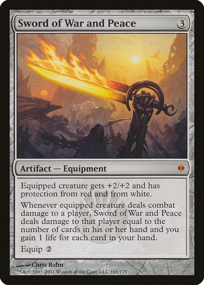 Sword of War and Peace (New Phyrexia) - Magic: The Gathering in TCG Land