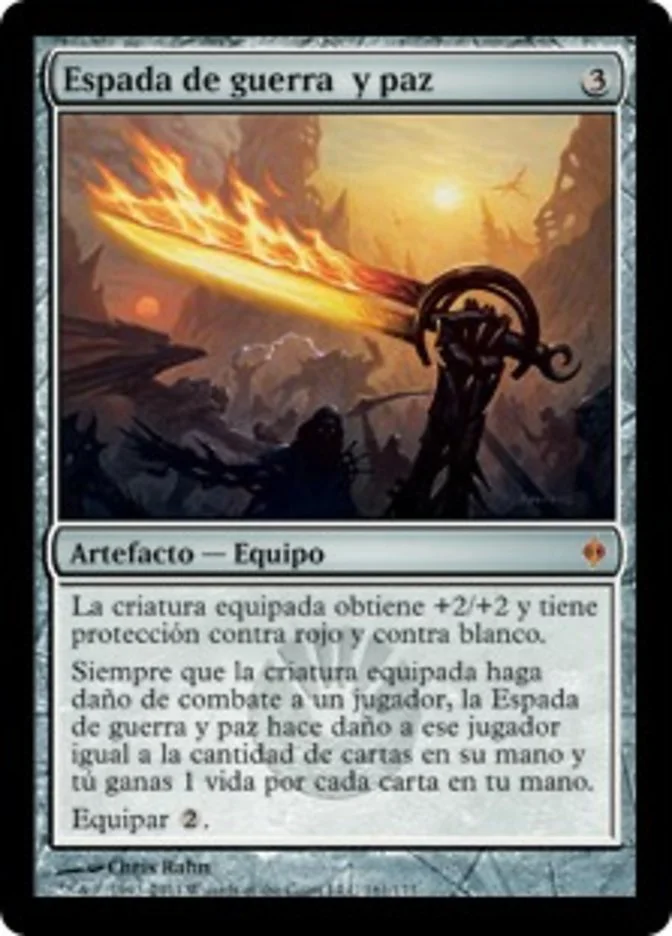 Espada de guerra y paz (New Phyrexia) - Magic: The Gathering in TCG Land