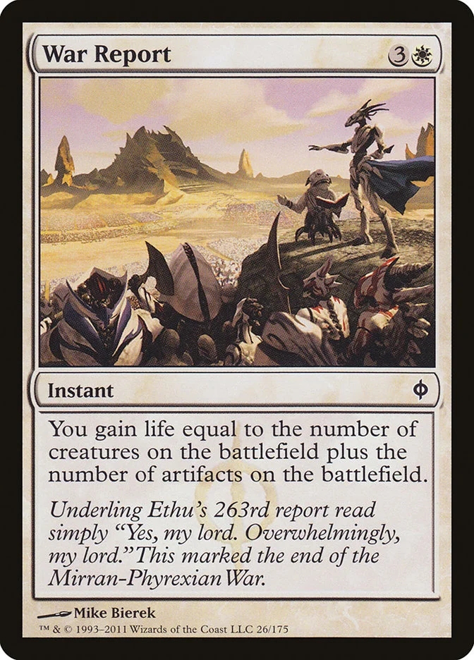 War Report (New Phyrexia) - Magic: The Gathering in TCG Land