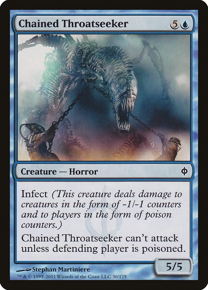 Chained Throatseeker (New Phyrexia) - Magic: The Gathering in TCG Land México