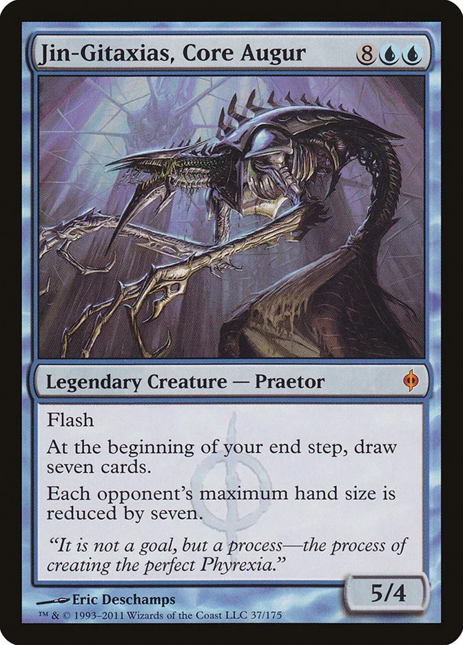 Jin-Gitaxias, Core Augur (New Phyrexia) - Magic: The Gathering in TCG Land