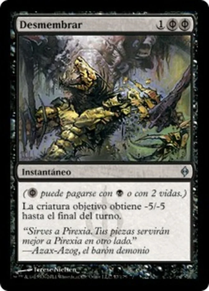 Desmembrar (New Phyrexia) - Magic: The Gathering in TCG Land