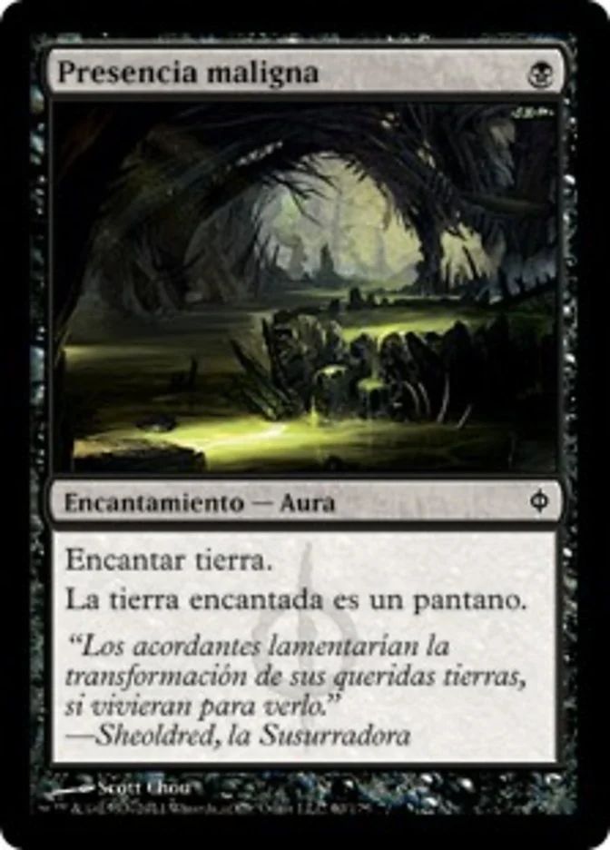 Presencia maligna (New Phyrexia) - Magic: The Gathering in TCG Land