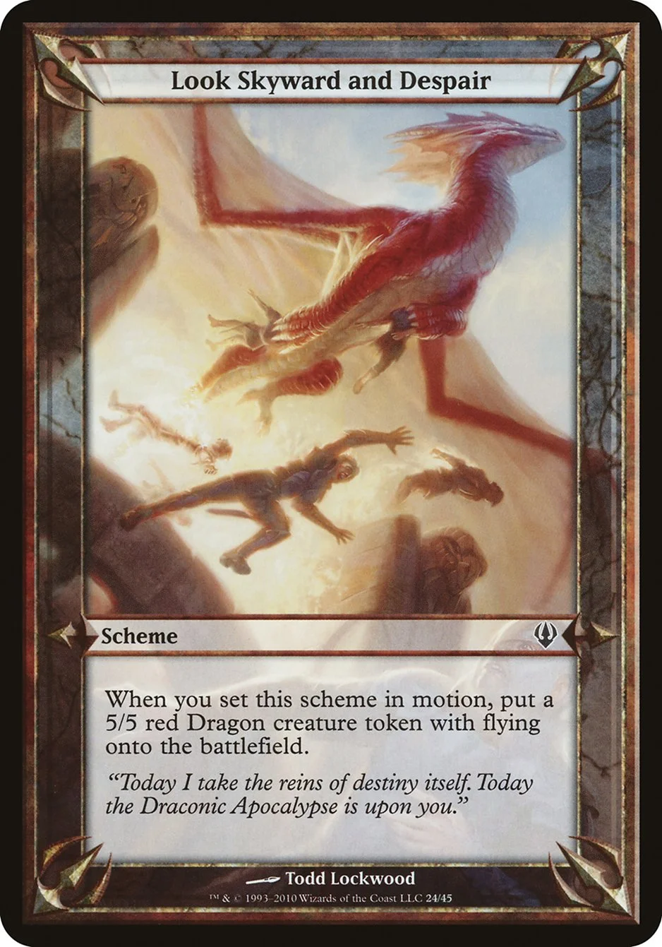 Look Skyward and Despair (Archenemy Schemes) - Magic: The Gathering in TCG Land