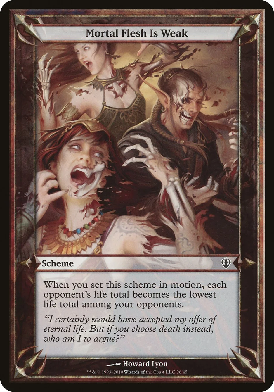 Mortal Flesh Is Weak (Archenemy Schemes) - Magic: The Gathering in TCG Land