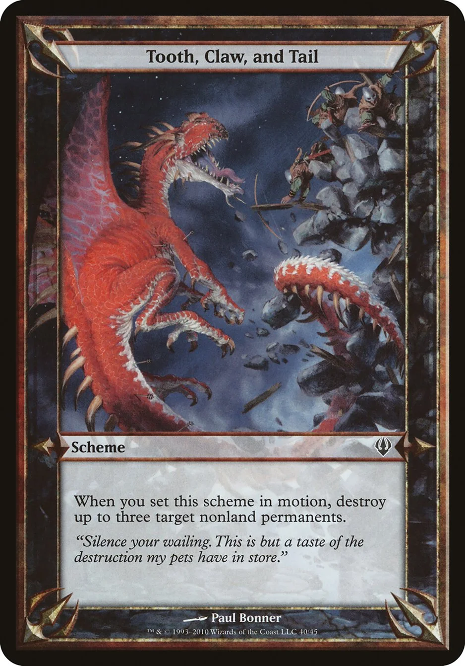Tooth, Claw, and Tail (Archenemy Schemes) - Magic: The Gathering in TCG Land