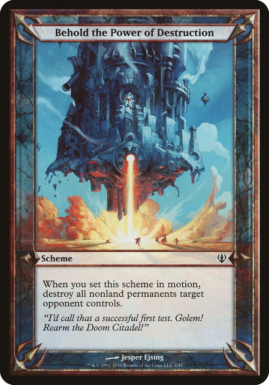 Behold the Power of Destruction (Archenemy Schemes) - Magic: The Gathering in TCG Land