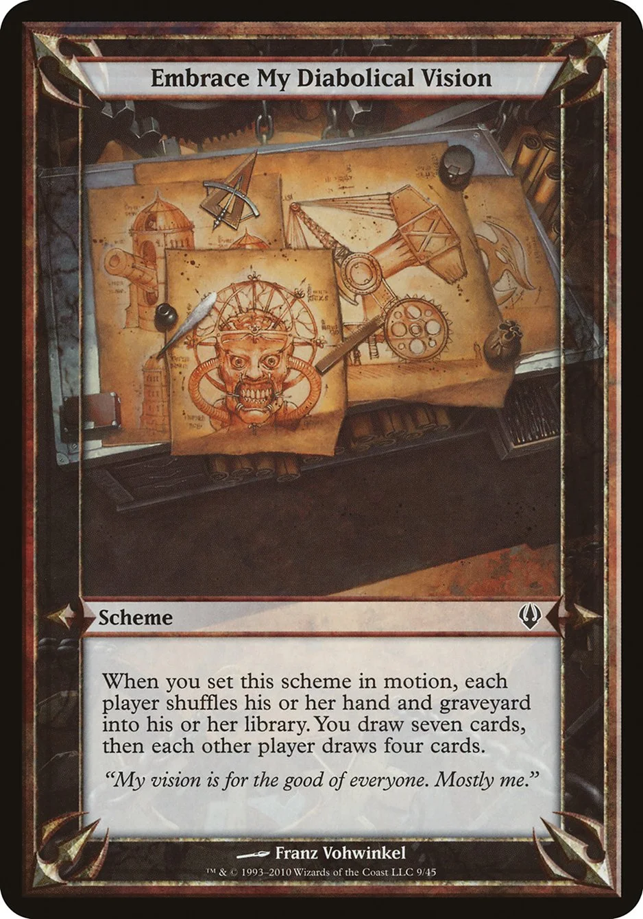 Embrace My Diabolical Vision (Archenemy Schemes) - Magic: The Gathering in TCG Land