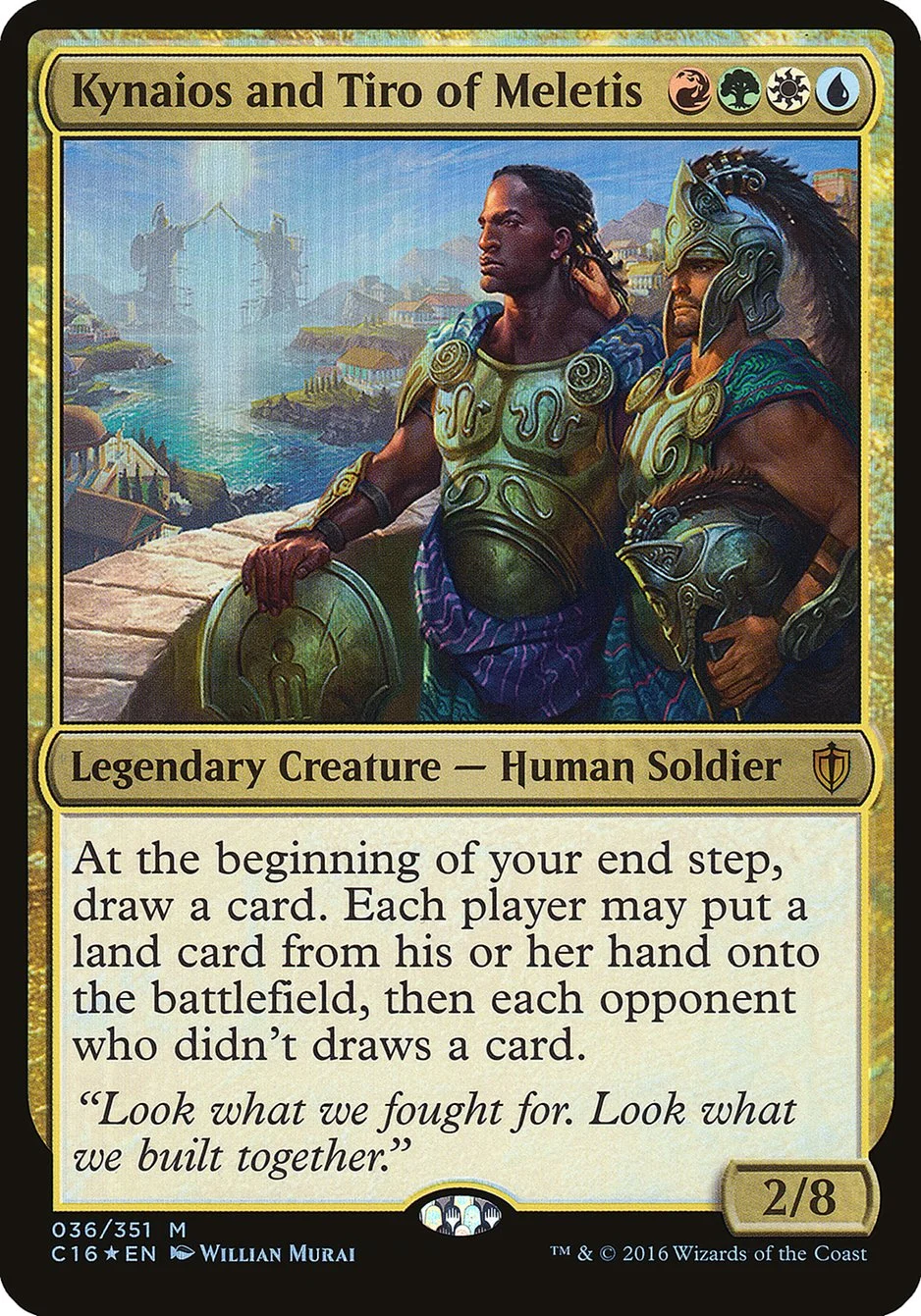 Kynaios and Tiro of Meletis (Commander 2016 Oversized) - Magic: The Gathering in TCG Land