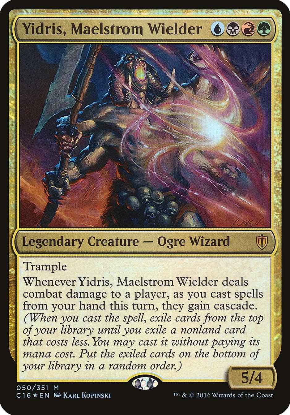 Yidris, Maelstrom Wielder (Commander 2016 Oversized) - Magic: The Gathering in TCG Land