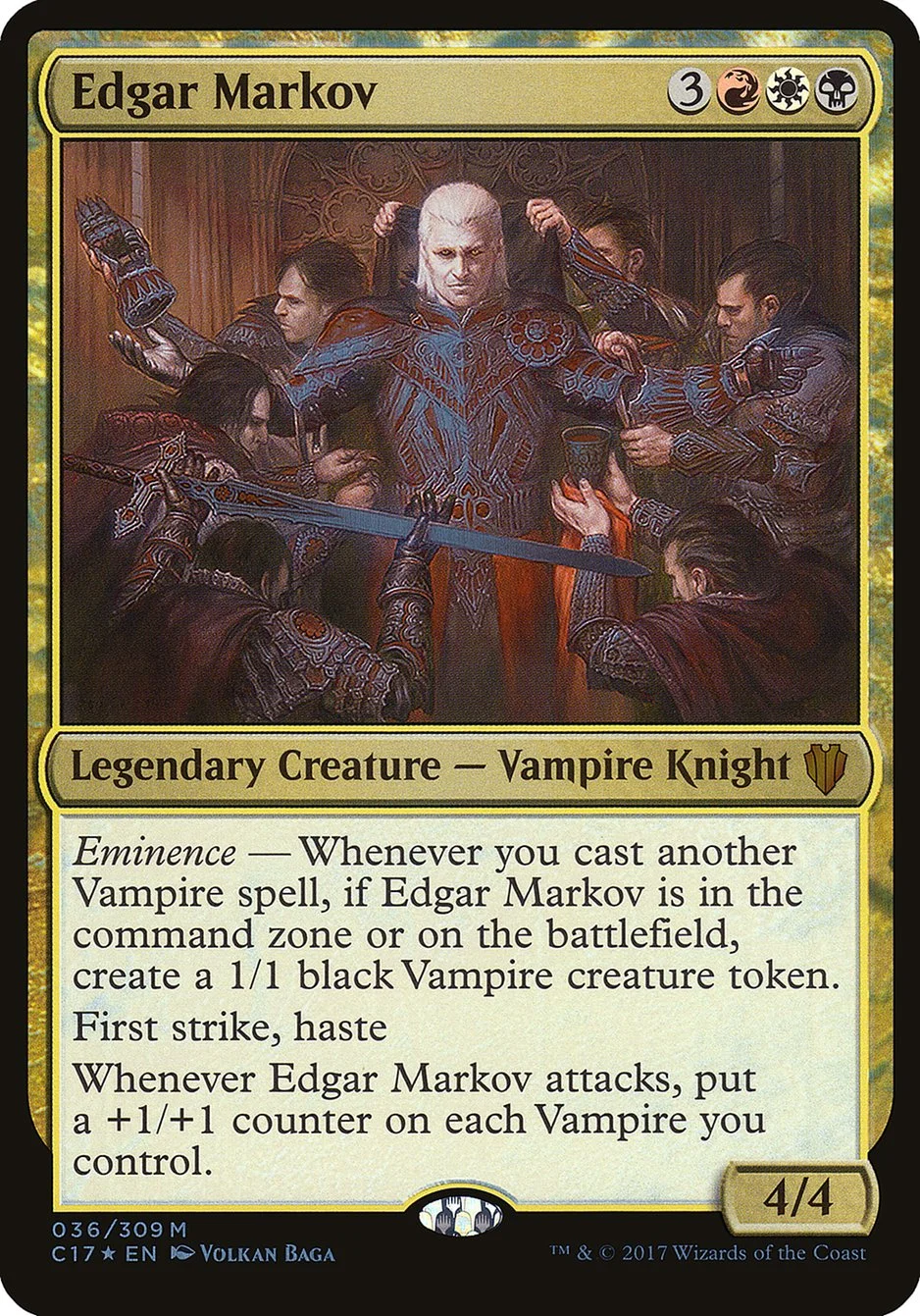 Edgar Markov (Commander 2017 Oversized) - Magic: The Gathering in TCG Land