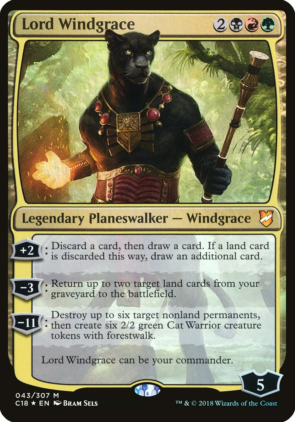Lord Windgrace (Commander 2018 Oversized) - Magic: The Gathering in TCG Land
