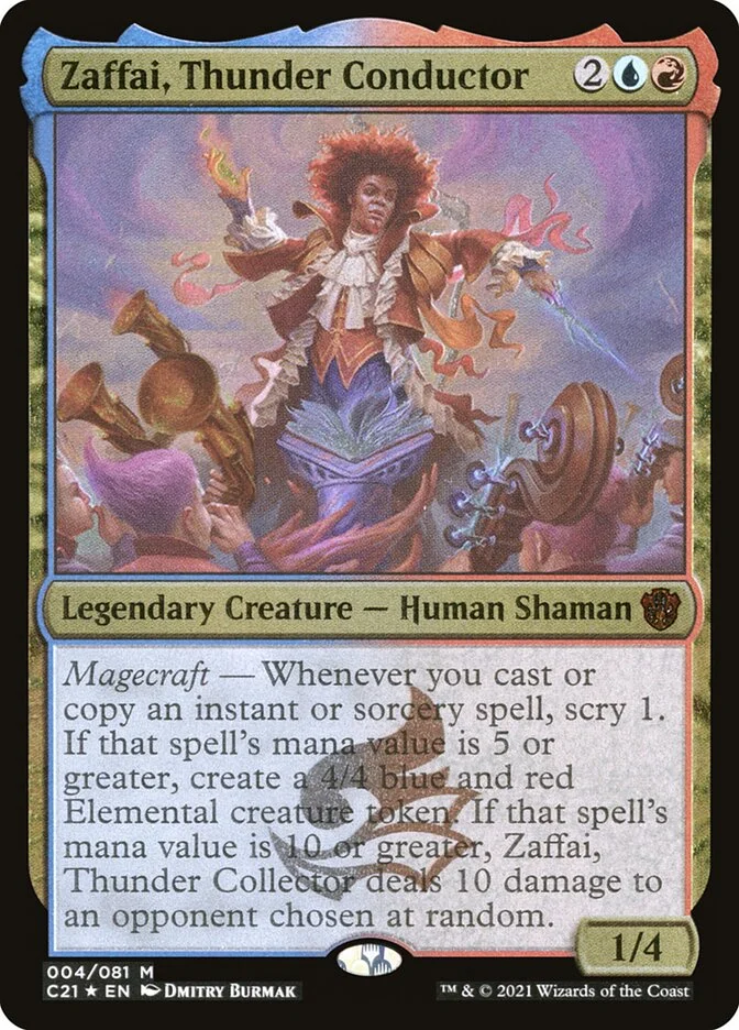 Zaffai, Thunder Conductor (Commander 2021 Display Commanders) - Magic: The Gathering in TCG Land