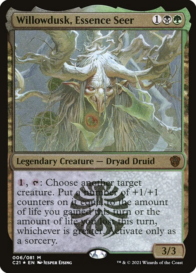 Willowdusk, Essence Seer (Commander 2021 Display Commanders) - Magic: The Gathering in TCG Land