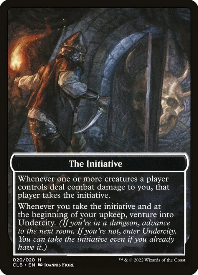 The Initiative (Battle for Baldur's Gate Oversized Cards) - Magic: The Gathering in TCG Land México