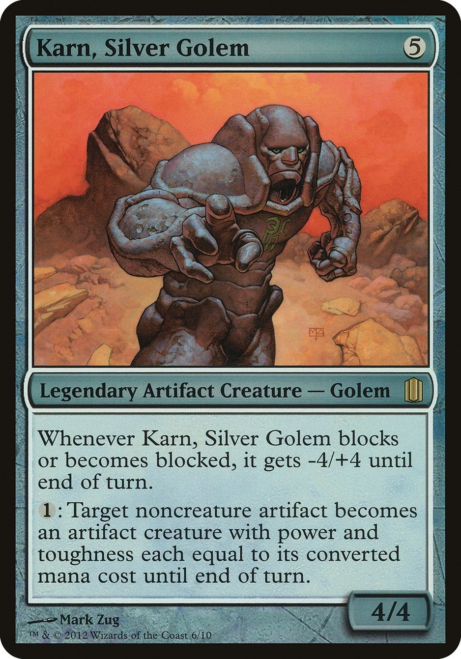 Karn, Silver Golem (Commander's Arsenal Oversized) - Magic: The Gathering in TCG Land México